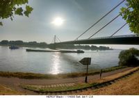 A40 Rheinbrücke in Duisburg