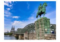 Blick zum Dom an der Deutzer Brücke