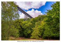 Beeindruckende Eisenbahnbrücke